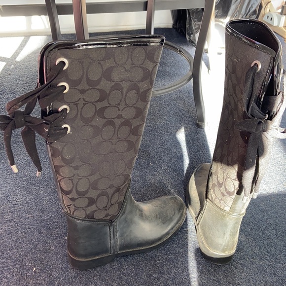 COACH rain boots - Picture 4 of 4